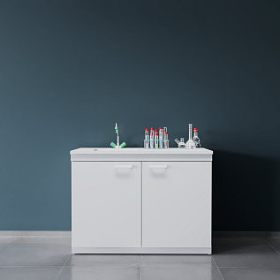 Стол-мойка ЛК-1200  СМС-Д (корпус – сталь, столешница –  LABHPL)